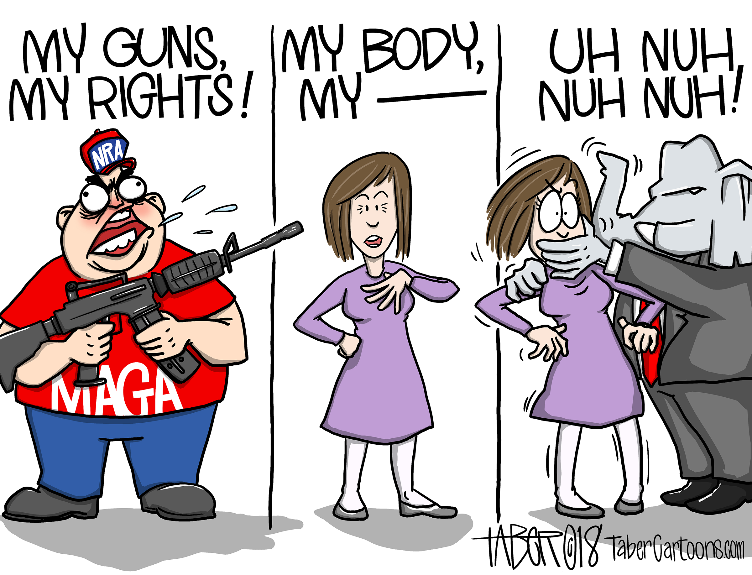 Gun vs Bodily Rights
